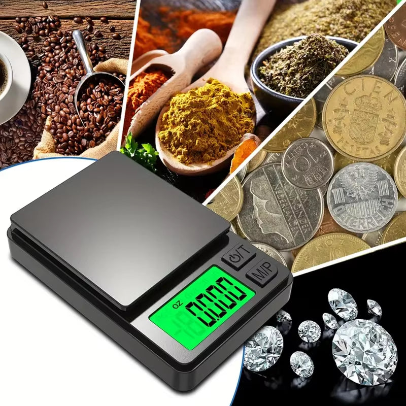 ASTIGMART Precision Pocket Scale 1000G X 0.01G - Digital Gram, Food, Jewelry, Ounces/Grains Scale