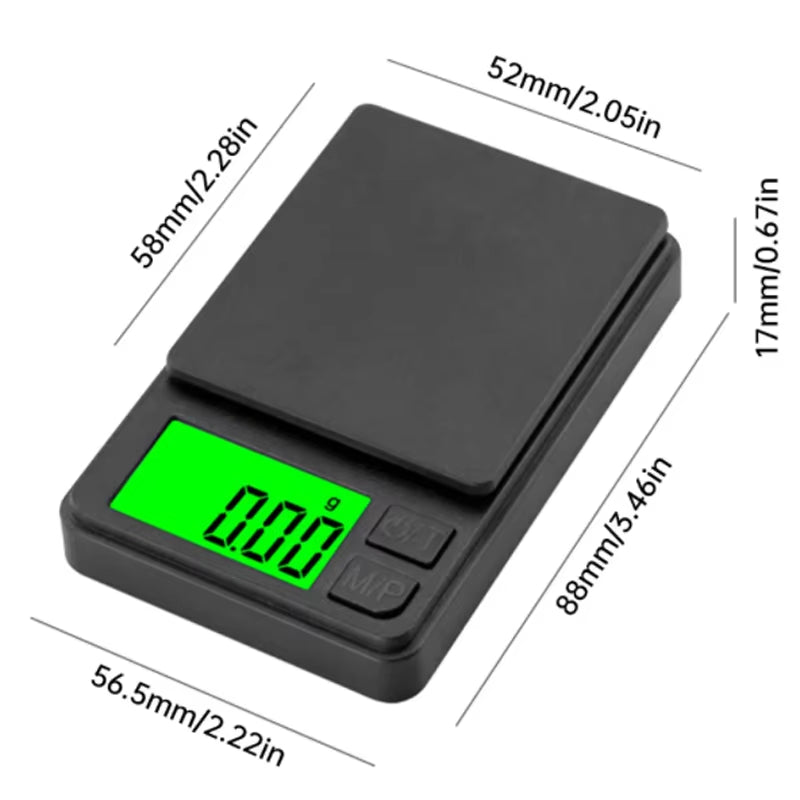ASTIGMART Precision Pocket Scale 1000G X 0.01G - Digital Gram, Food, Jewelry, Ounces/Grains Scale